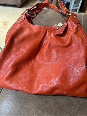 Coach Dark Orange Handbsg